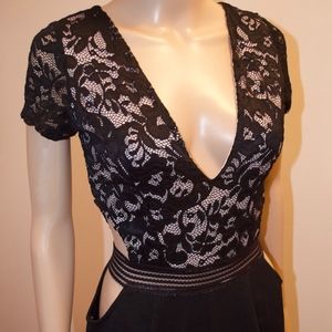 Papaya Black Lace Jumpsuit